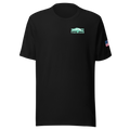 EPIC OHV OG tee — small left-chest logo and American flag sleeve