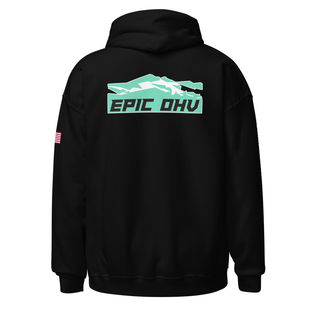 EPIC OHV OG hoodie black back view