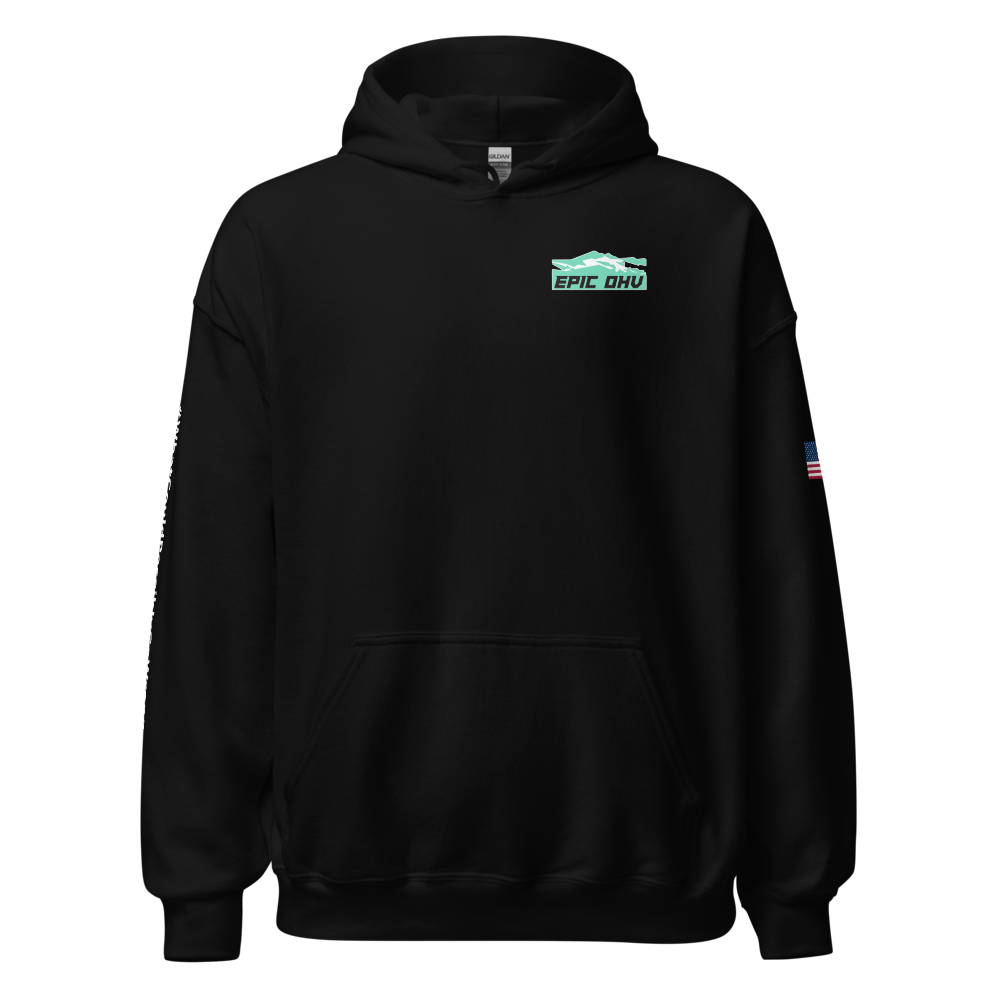 EPIC OHV OG hoodie black front view