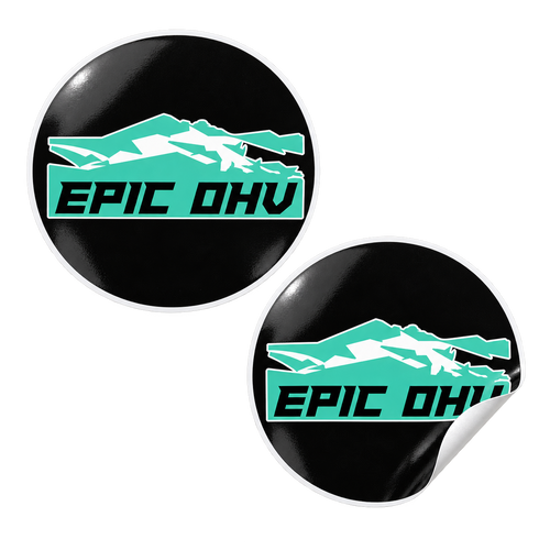 EPIC OHV OG circular logo sticker